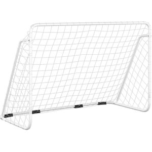 vidaXL-Voetbaldoel-met-net-180x90x120-cm-staal-wit