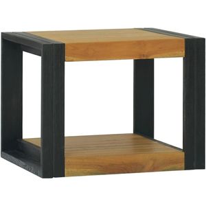 vidaXL - Badkamerwandkast - Teakhout - 45x45x35 cm