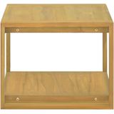 vidaXL Badkamerwandkast 60x45x35 cm massief teakhout