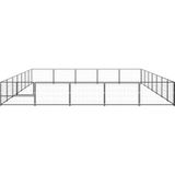 vidaXL Hundezwinger Schwarz 35 m² Stahl