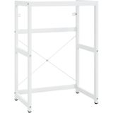 vidaXL - Wastafelframe - 59x38x83 - cm - ijzer - wit