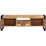 VidaXL TV-meubel 120x30x40 cm - Massief Mangohout