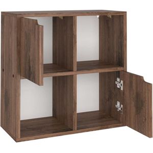 vidaXL-Boekenkast-60x27,5x59,5-cm-spaanplaat-gerookt-eiken