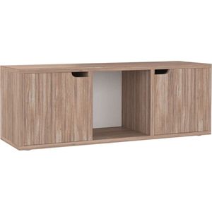 vidaXL-Tv-meubel-88,5x27,5x30,5-cm-spaanplaat-grijs-sonoma-eiken