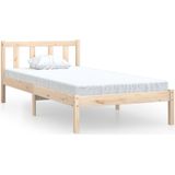 vidaXL-Bedframe-massief-grenenhout-zwart-75x190-cm-Small-Single