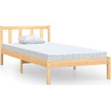 VidaXL Bedframe Massief Grenenhout 90x190 cm 3FT Single