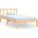 VidaXL Bedframe Massief Grenenhout 90x190 cm 3FT Single