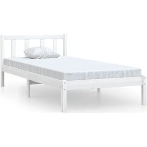 VidaXL-Bedframe-massief-grenenhout-wit-90x190-cm-3FT-Single