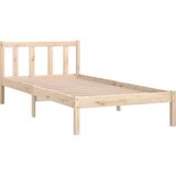 vidaXL Bedframe massief grenenhout 100x200 cm