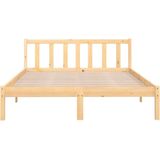 vidaXL - Bedframe - massief - grenenhout - 160x200 - cm