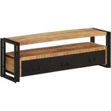 VidaXL TV-meubel 120x30x40 cm - Massief Mangohout