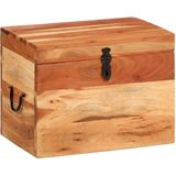 VidaXL Opbergbox 39x28x31 cm - Massief Acaciahout