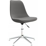 VidaXL Draaibare Eetkamerstoelen 2 st. Stof Lichtgrijs