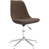 vidaXL-Eetkamerstoelen-draaibaar-2-st-stof-bruin