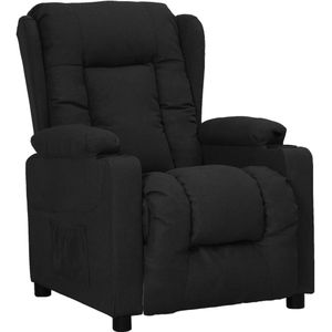 vidaXL Relaxsessel Schwarz Stoff