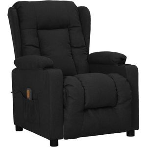 vidaXL - Massagestoel - Zwart - Verstelbaar - Met Massagefunctie