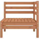 4-tlg. Garten-Lounge-Set Honigbraun Massivholz Kiefer Vidaxl