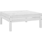 5-tlg. Garten-Lounge-Set Massivholz Kiefer Weiß Vidaxl