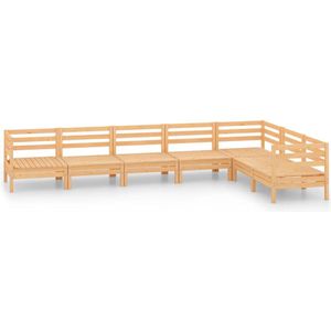 7-tlg. Garten-Lounge-Set Massivholz Kiefer Vidaxl