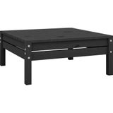6-tlg. Garten-Lounge-Set Schwarz Massivholz Kiefer Vidaxl