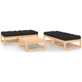 vidaXL-5-delige-Loungeset-met-kussens-massief-grenenhout