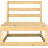 Vidaxl - 7-tlg. Garten-Lounge-Set mit Kissen Massivholz Kiefer