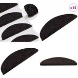 Trapmat - Antraciet - Naaldvilt - 15 Stuks