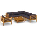 vidaXL-7-delige-Loungeset-met-kussens-massief-acaciahout
