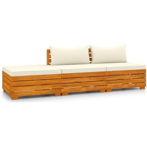 vidaXL-3-delige-Loungeset-met-kussens-massief-acaciahout