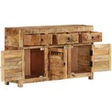 vidaXL-Dressoir-110x30x65-cm-massief-mangohout