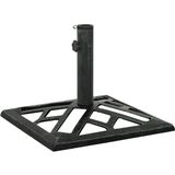 VidaXL Parasolvoet 44x44x31 cm Gietijzer Groen 