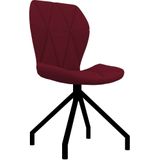 vidaXL Eetkamerstoelen 2 st kunstleer rood