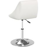 vidaXL Eetkamerstoelen 4 st kunstleer wit