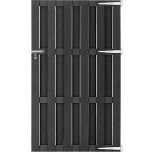 VidaXL Poort 100x180 cm HKC Grijs 