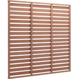 vidaXL Zaunplatte WPC 180x180 cm Braun