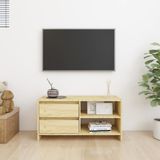 VidaXL TV-meubel 80x31x39 cm - Massief Grenenhout