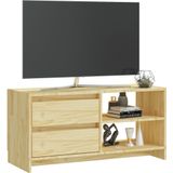VidaXL TV-meubel 80x31x39 cm - Massief Grenenhout