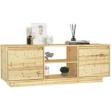 VidaXL Tv-meubel 110x30x40 cm - Massief Vurenhout