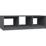 vidaXL Couchtisch Grau 110x50x34 cm Massivholz Kiefer