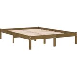 vidaXL-Bedframe-massief-grenenhout-honingbruin-120x200-cm