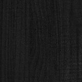 vidaXL-Bedframe-massief-grenenhout-zwart-140x200-cm