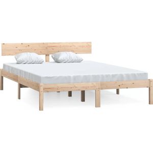 VidaXL Bedframe Massief Grenenhout 140x200 cm