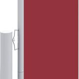 Seitenmarkise,Windschutz Sonnenschutz Markise Ausziehbar Rot 200x600 cm Vidaxl