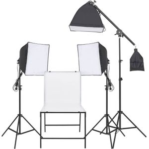 vidaXL Fotostudioset met opnametafel