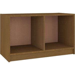 VidaXL Tv-meubel 70x33x42 cm Massief Grenenhout Honingbruin