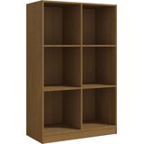 vidaXL-Boekenkast-70x33x110-cm-massief-grenenhout-honingbruin