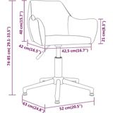 vidaXL-Eetkamerstoelen-draaibaar-4-st-fluweel-donkergrijs