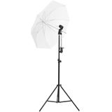 vidaXL Fotostudioset met verlichtingsset, achtergrond en reflector