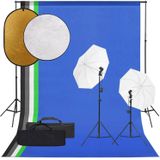 vidaXL-Fotostudioset-met-verlichtingsset,-achtergrond-en-reflector