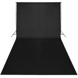 vidaXL Fotostudioset met verlichtingsset, achtergrond en reflector